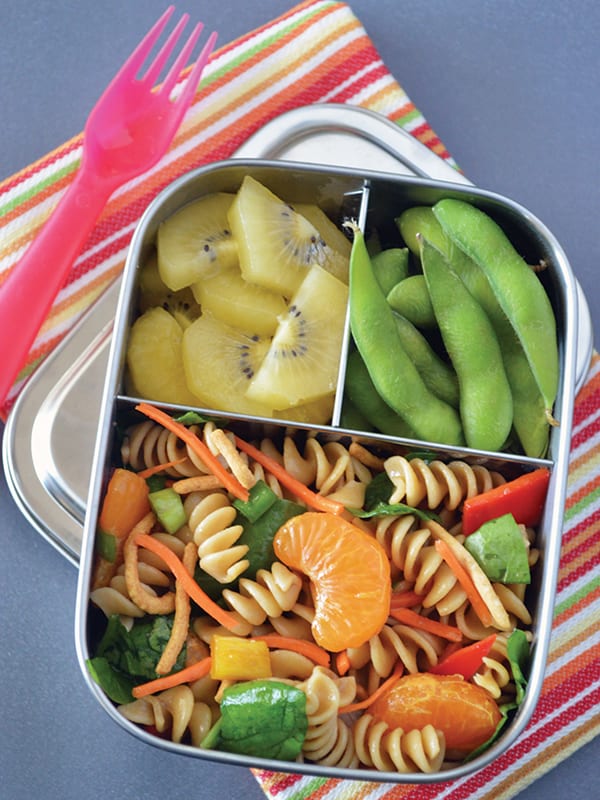 chinese mandarin pasta salad bento box