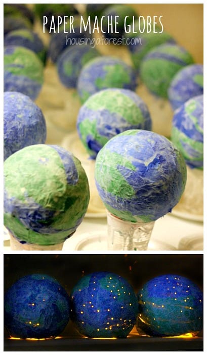 Earth-Day-Crafts-for-kids-Paper-Mache-Globes
