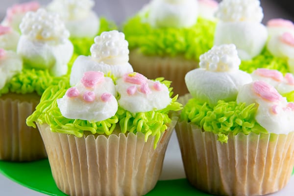 bunny butt cupcakes