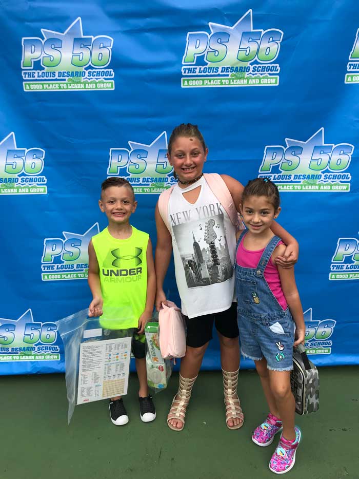 Louis, Nicolette and Kristen Piscitelli,