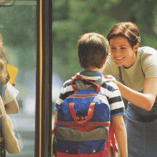off to school