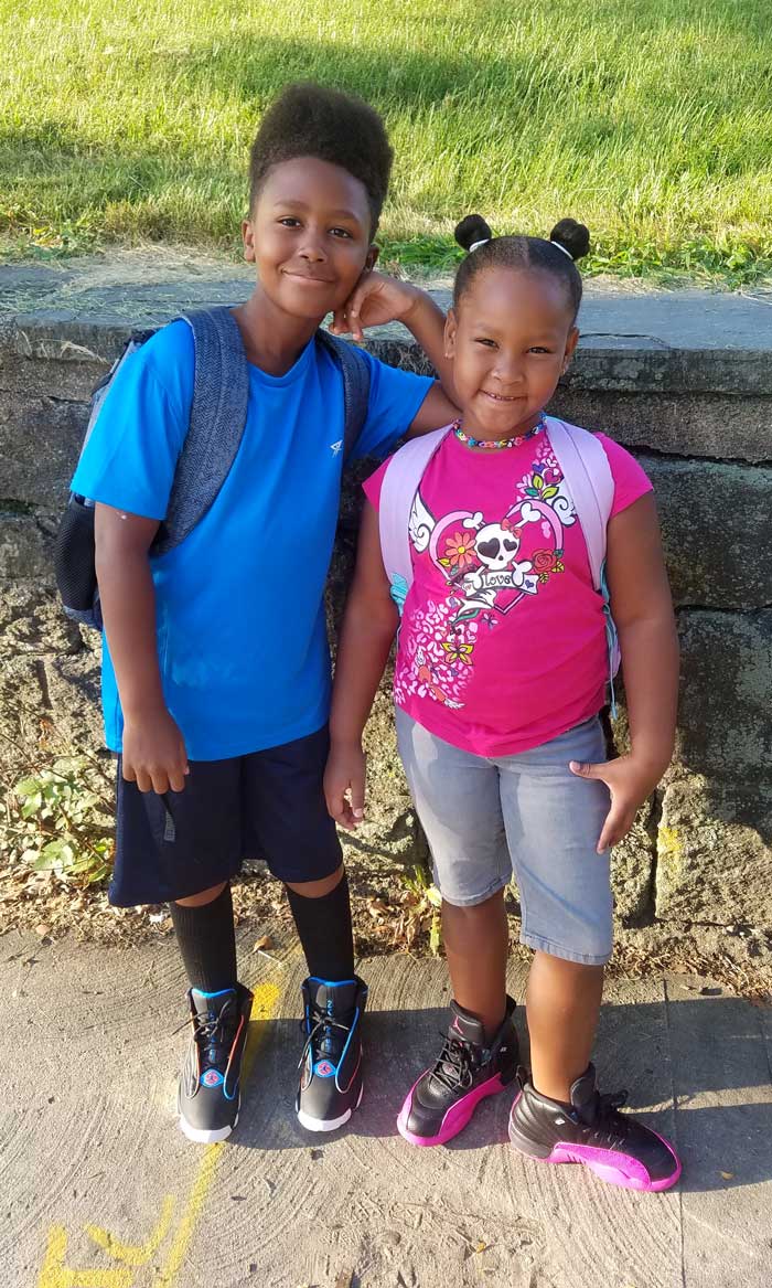 Xavier and Aliyah Daniels