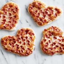 heart pizzas