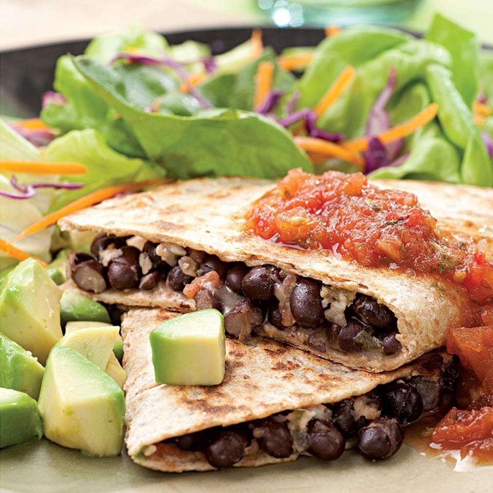 black bean quesadilla