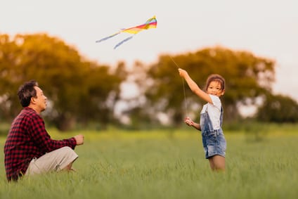 kid with kite