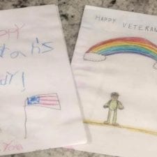 Veterans Day cards from kids