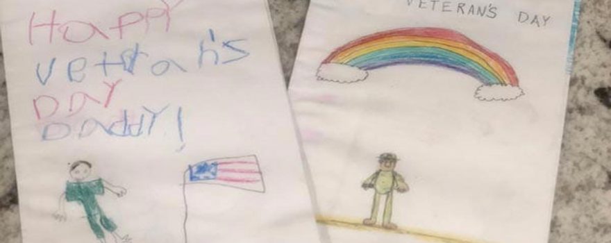 Veterans Day cards from kids