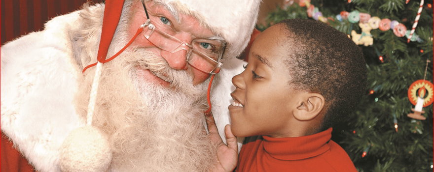 boy meets santa