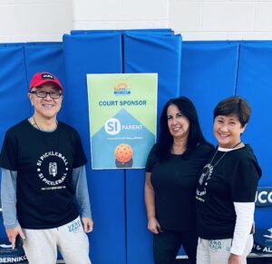 People at a pickleball fundraiser to Support Sunrise Day Camp Staten Island.