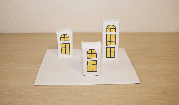 paper buildings