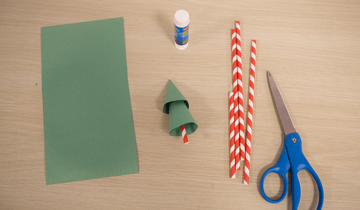 straws and paper