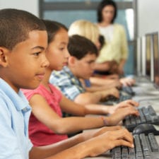 kids learning computer skills afterschool