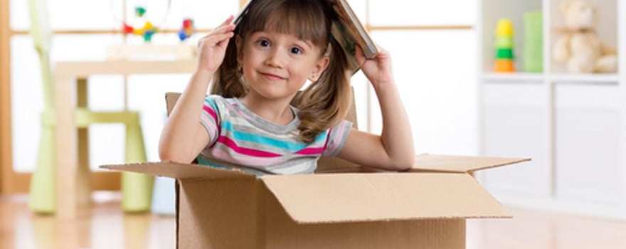 girl in box
