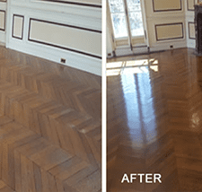 before and after wooden floors