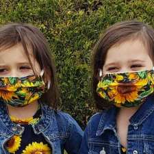 sunflower face masks for kids
