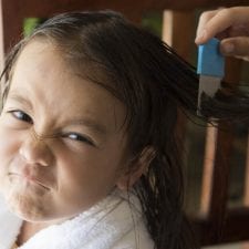 girl with head lice