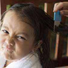 girl with head lice