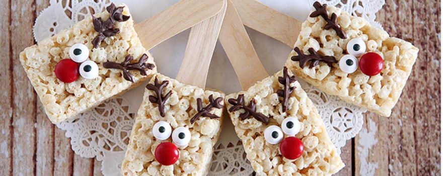 rice krispy reindeers