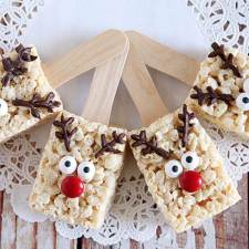 rice krispy reindeers