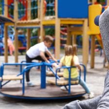 sex offender watches children