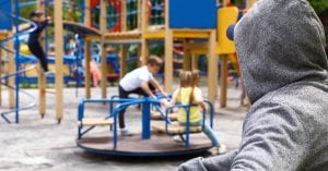 sex offender watches children