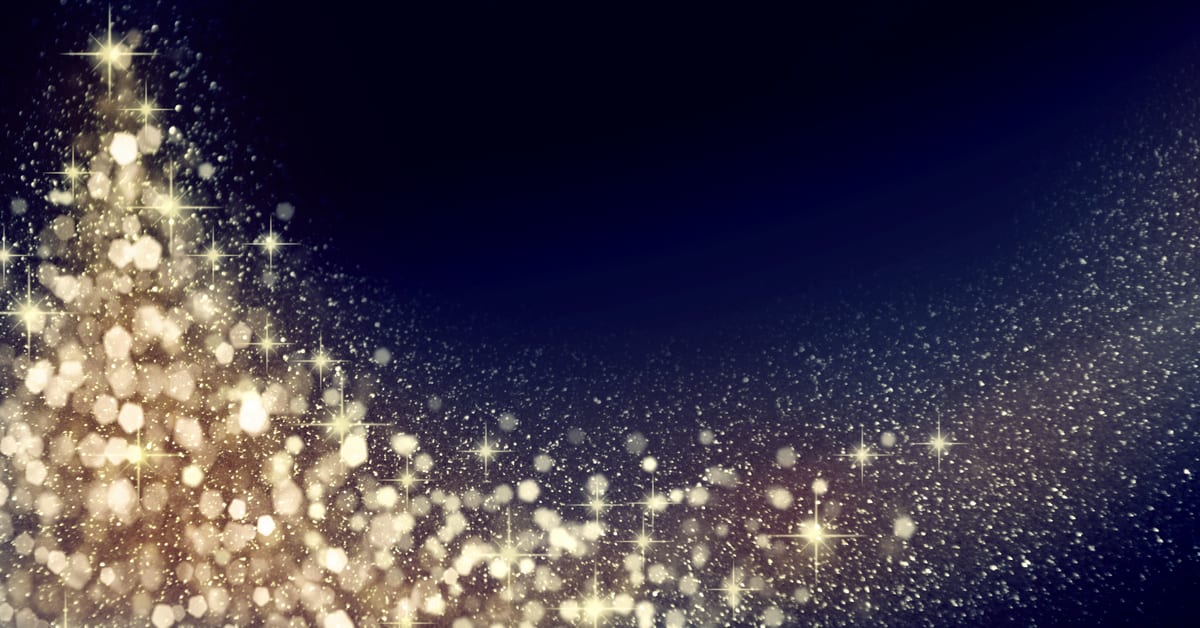 Sparkly holiday tree