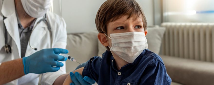 kid getting covid vaccine