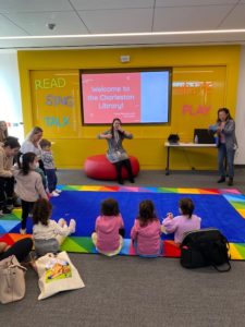 children listening to a storytime