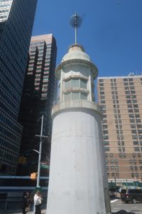 titanic memorial lighthouse on a clear day