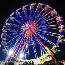 colorful Ferris wheel