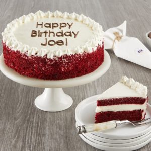a cake with the words happy birthday joel on top