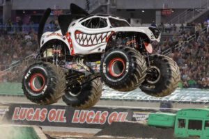 a large truck with big wheels that will perform at Monster Jam in New Jersey and New York