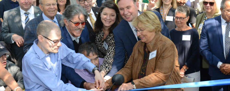 ribbon cutting of the Willowbrook Mile at the College of Staten Island