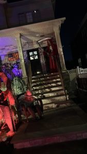 Outdoor Halloween decorations