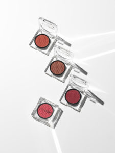 a set of blush cosmetics