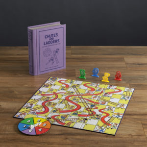 Chutes and Ladders vintage game board