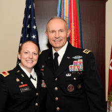 Staten Island mom receives leadership award from the U.S. Army at a ceremony.