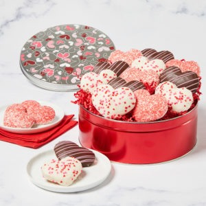 tin of cookies as a last minute Valentine's gift