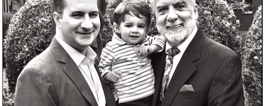 Photo of Jerry Cammarata, who supports paid family leave in New York, with his son and grandson.