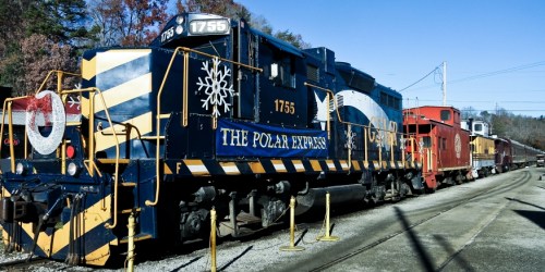 polar express holiday train ride near NYC