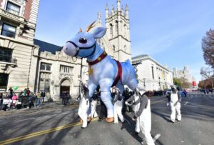 a float at the Macy's Thanksgiving Day Parade