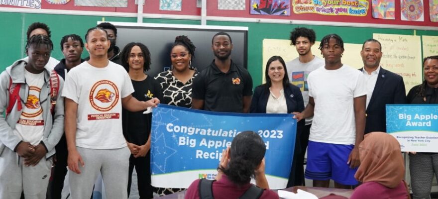 Nominate a Teacher for the Big Apple Awards in 2024