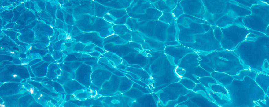 closeup water floating swimming pool