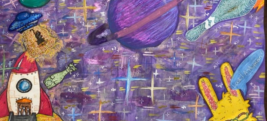 Rab’s Showcases Cosmic Bowling Gallery By Talented Petrides Students